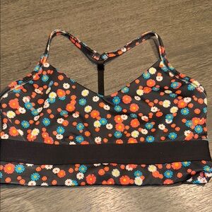Floral Print Sports Bra
